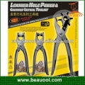3 piece punch plier and eyelet plier set